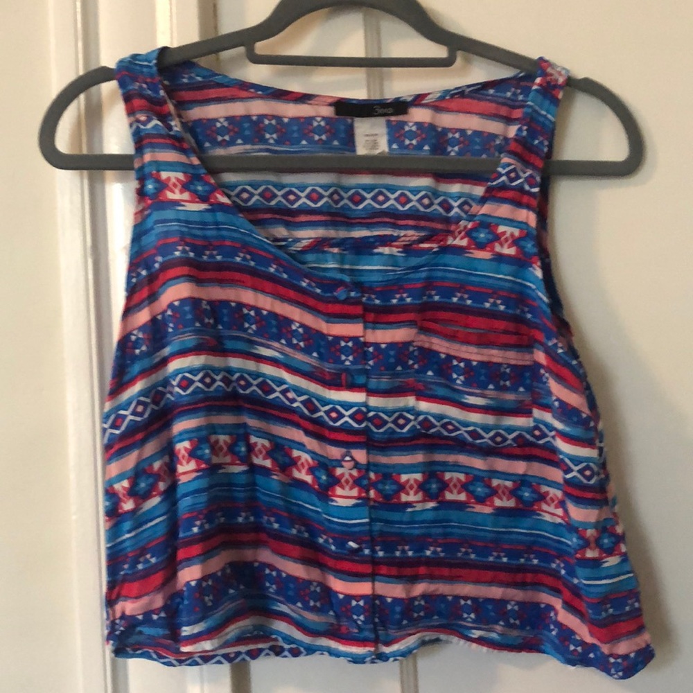 Multi color crop top
